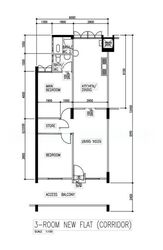Blk 141 Jalan Bukit Merah (Bukit Merah), HDB 3 Rooms #563829611